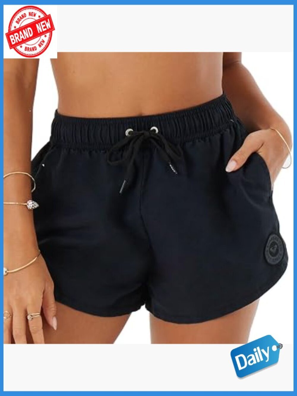 Women's Board Shorts – Quick Dry, 2" Inseam, UPF 50+, Loose Fit